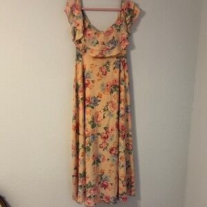 Floral Print Maxi Dress